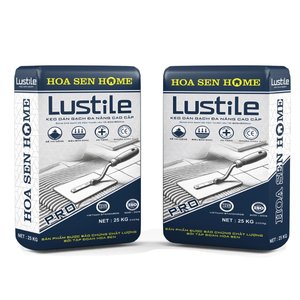 Keo dán gạch màu xám LUSTILE VNDOAA004 Standard: 25 kg