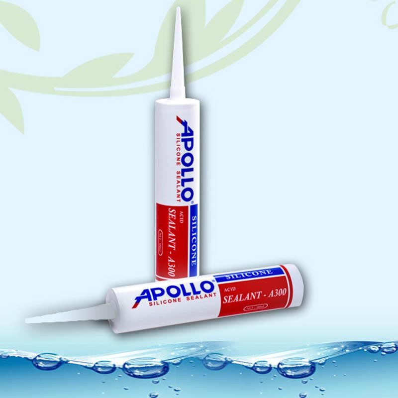 Keo Apollo A300 trắng trong (Keo Silicone Apollo A300 Màu TRONG)