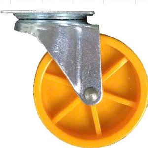Bánh xe vàng 2 vòng bi không khóa 80mm (Bánh xe VÀNG 8 cm)