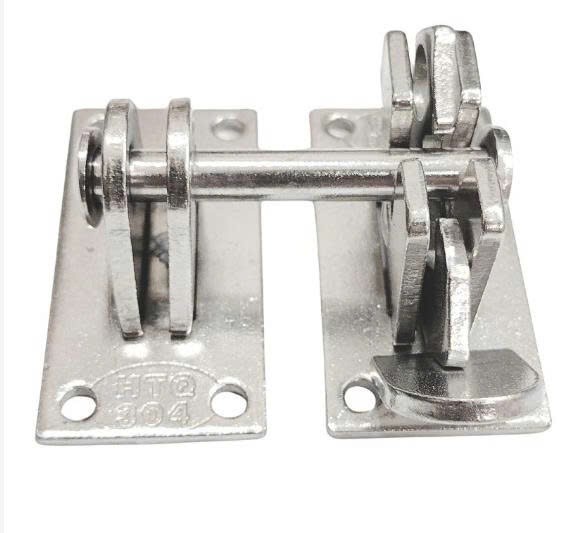 Chốt cửa tự động sắt xi trắng